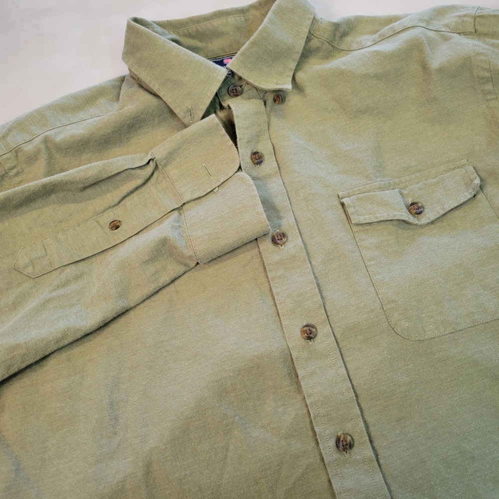 Vineyard Vines Mens‎ L Slim Fit Crosby Button Down Long Sleeve Flannel Shirt